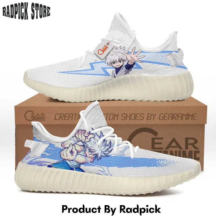 Killua zoldyck yeezy shoes anime sneakers  rp106106106